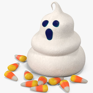 ghost meringue 1 3D model