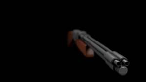 3D shotgun shot gun