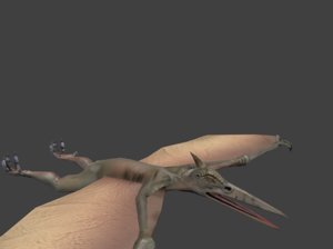 pterodactyl dino dinosaur 3D model