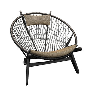 chair circle pp130 3D model