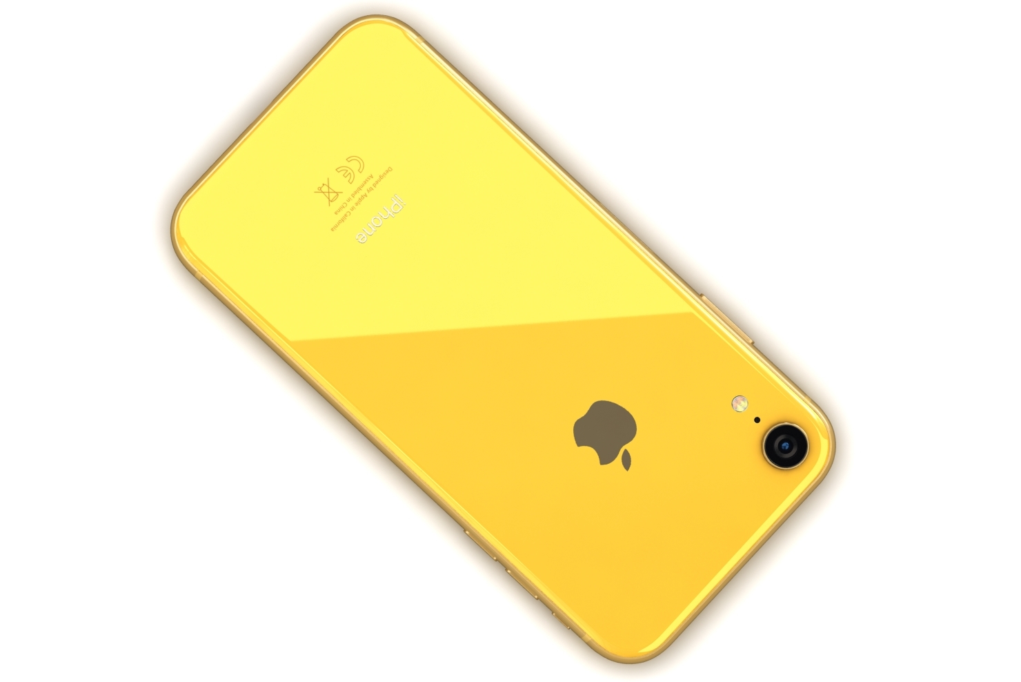Apple iphone xr yellow 3D model TurboSquid 1337316