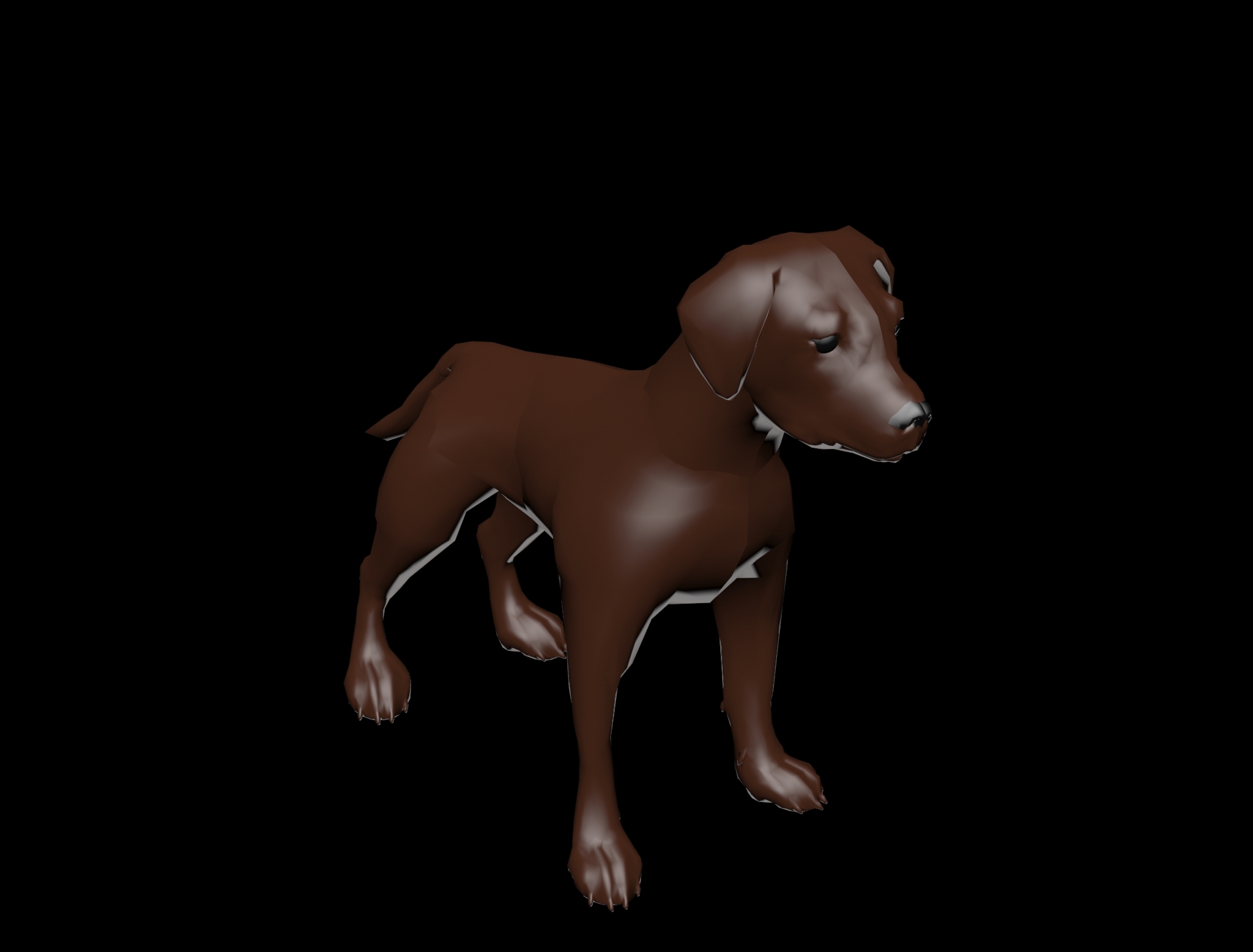 狗3d模型
