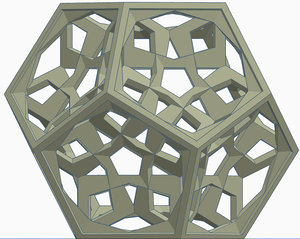 3D dodecahedron