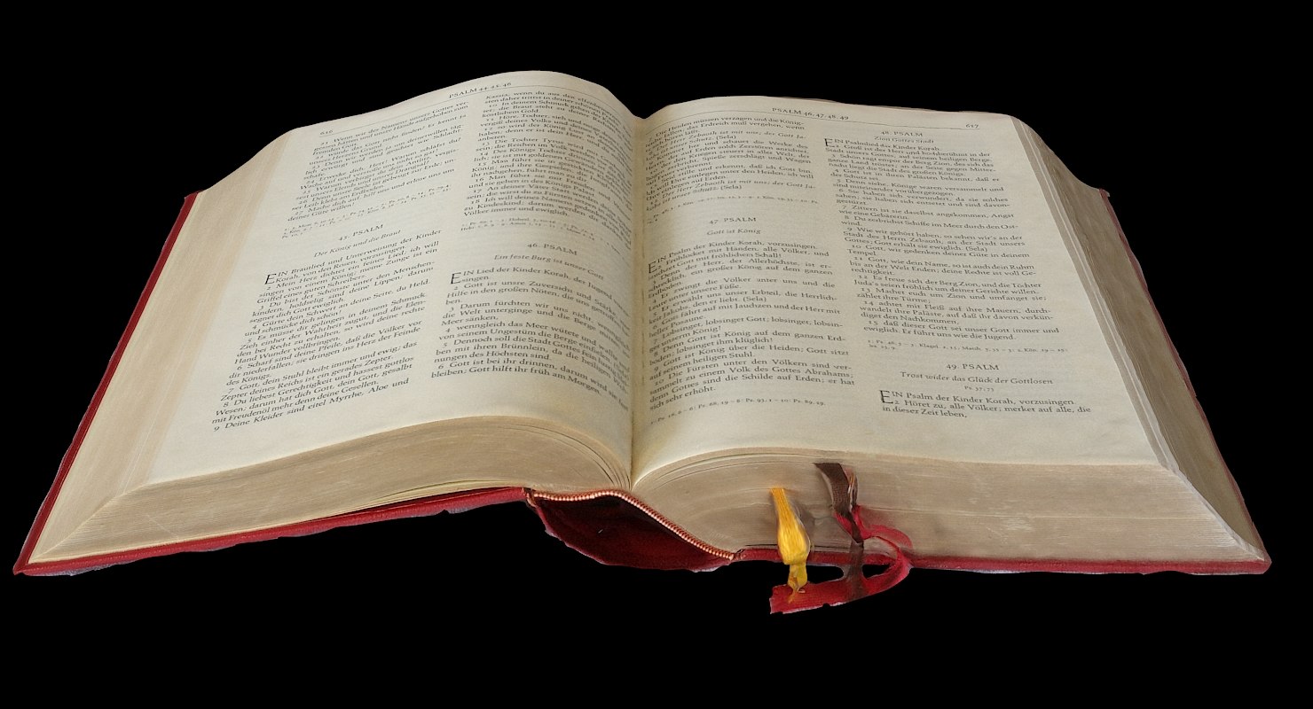 3D book bible - TurboSquid 1337527