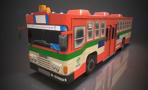 3D thai bus model