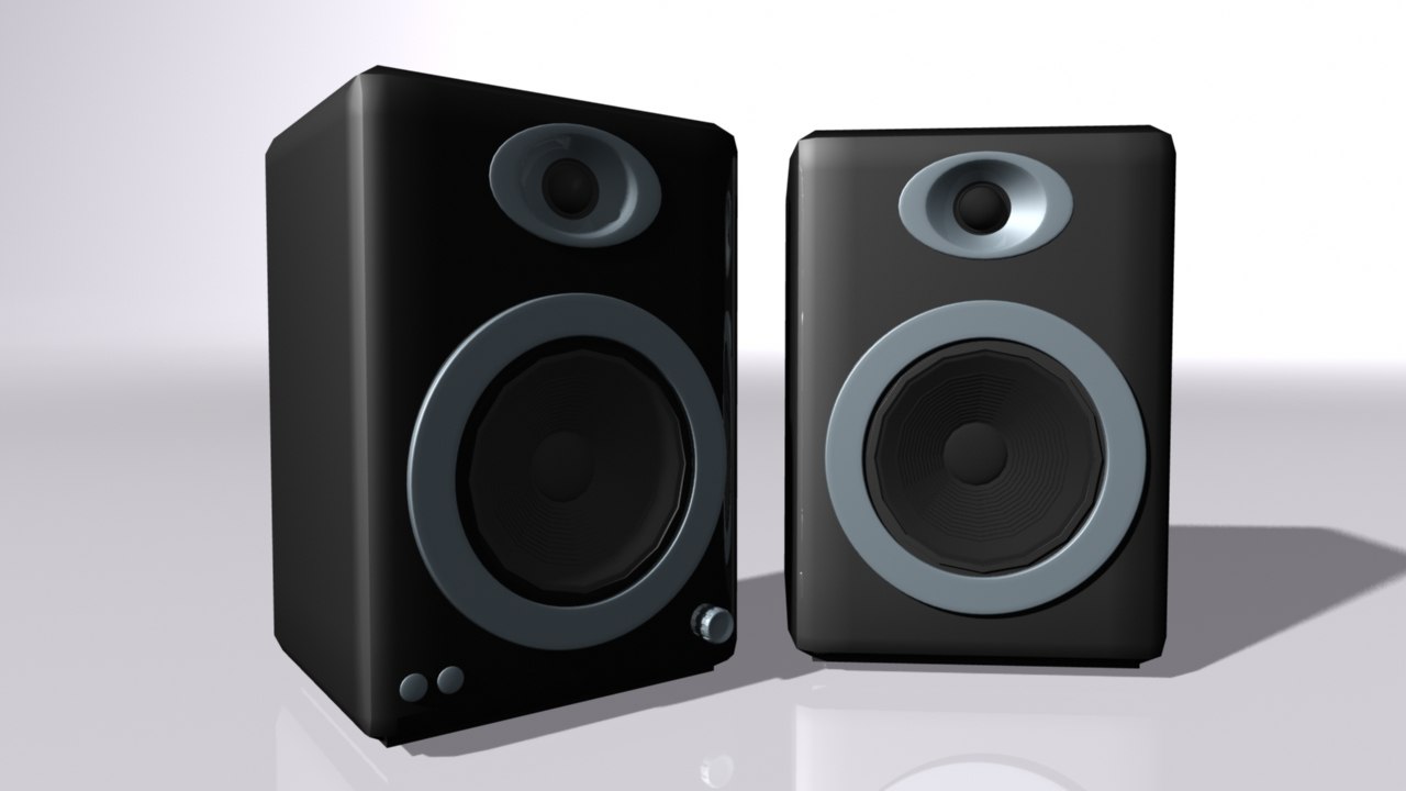 Speakers model - TurboSquid 1337572