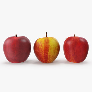 apples v-ray 3D model