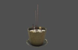 incense pot model
