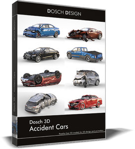 3D accident cars