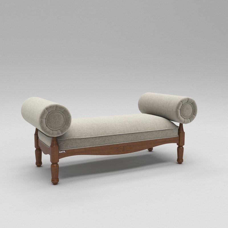 Wooden luxury divan sofa 3D model TurboSquid 1337939