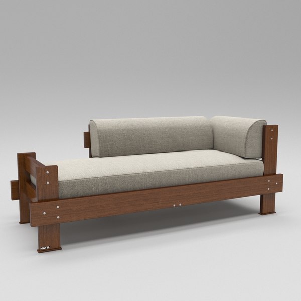 wooden sofa