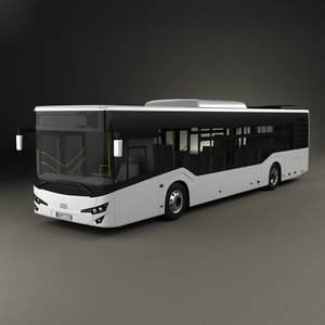 3D isuzu citiport bus