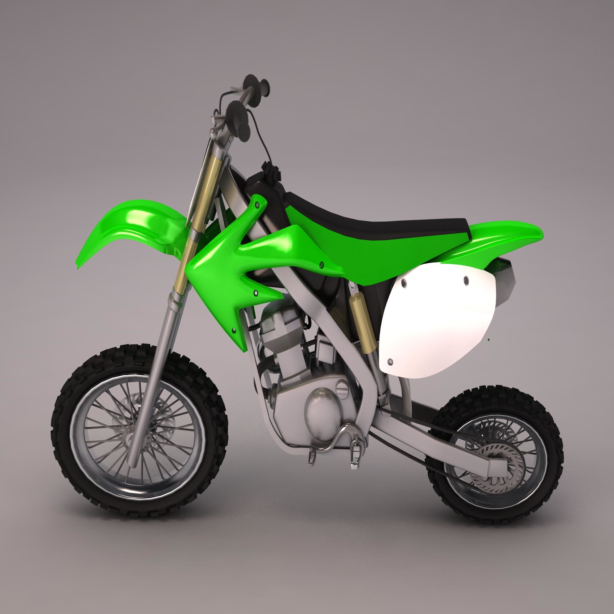 摩托车越野自行车3d模型