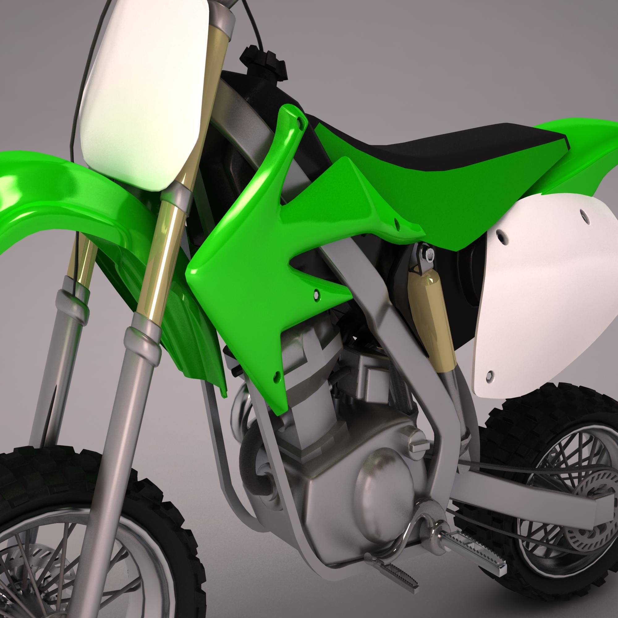 摩托车越野自行车3d模型