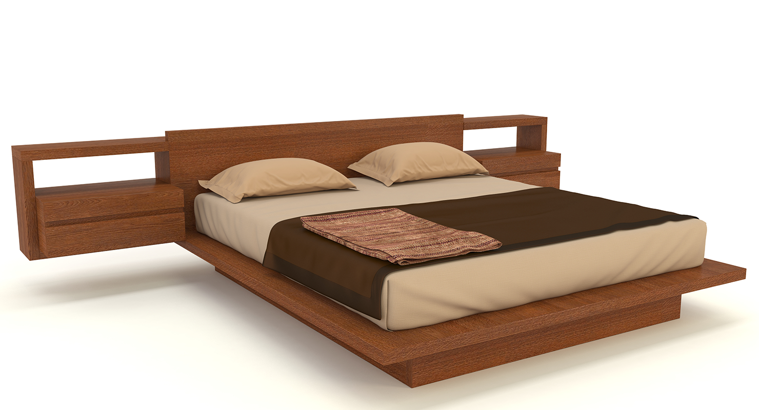 3ds Max кровать