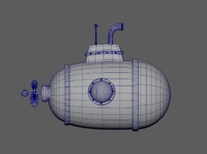 submarine toon model