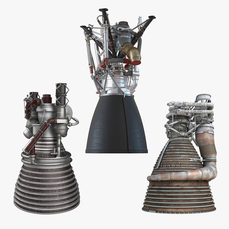 Rocket engines 2 3D model TurboSquid 1338245