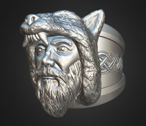 3D ring celtic