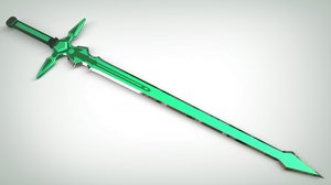 3D model sword dark repulser
