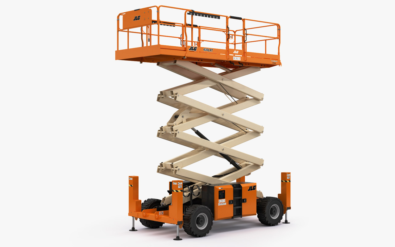 Scissor lift jlg 430lrt 3D model TurboSquid 1373524