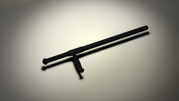 baton 3D model