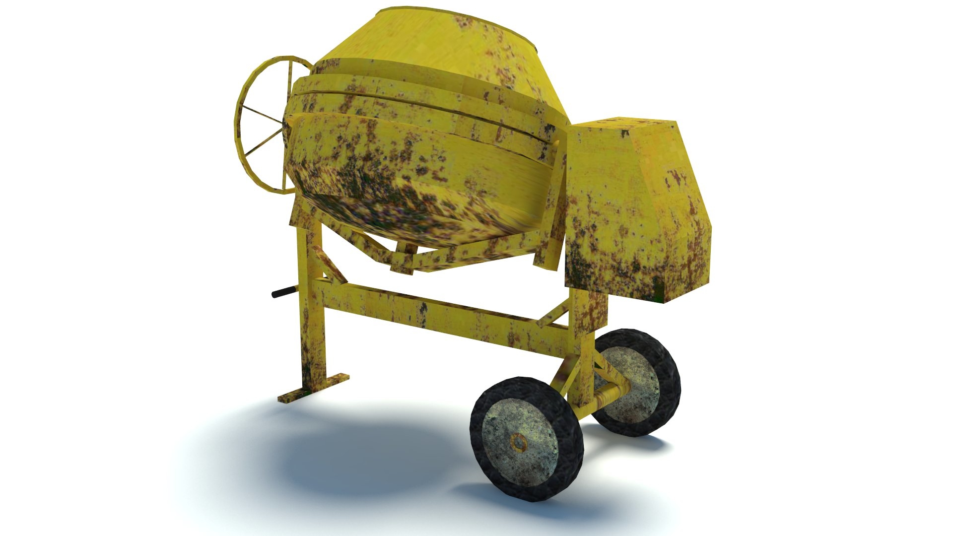 混凝土搅拌机3d模型