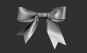 3D ribbon bow model