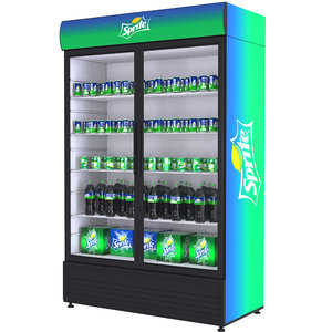 3D fridge sprite beverage model