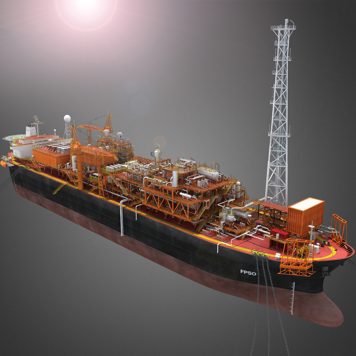 Fpso 3D model - TurboSquid 1345139