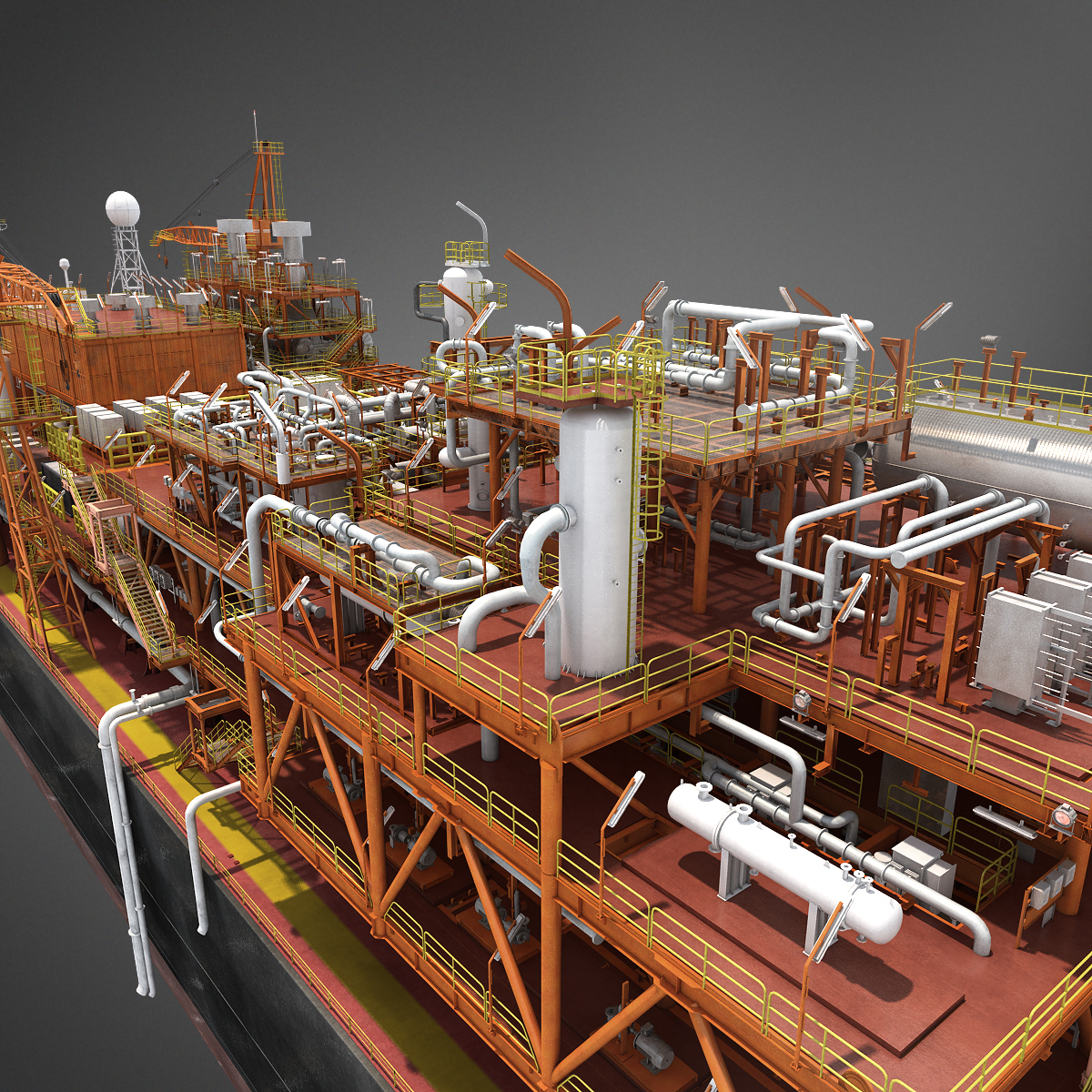 Fpso 3D model - TurboSquid 1345139