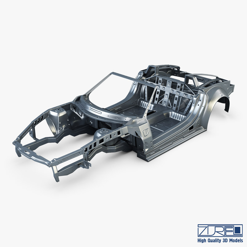 3D car frame v 1 model - TurboSquid 1286752