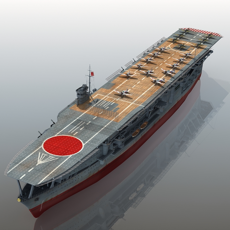 3d Akagi Kaga Hiryu Soryu - Turbosquid 1339135