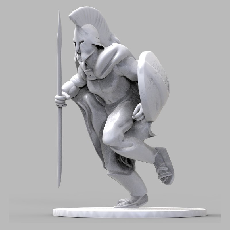3D model spartan statue - TurboSquid 1339154