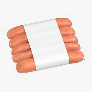 sausage packaging 03 02 3D