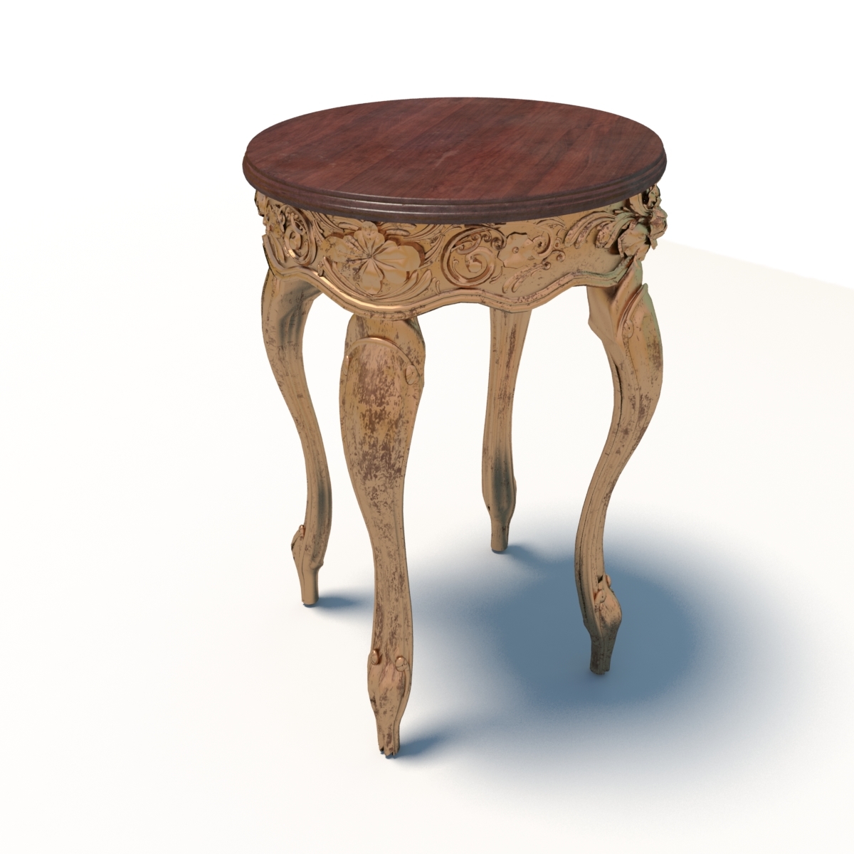 Antique Baroque Table Model Turbosquid 1339306 Antique Baroque Table Model