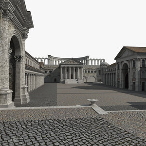 ancient roman 3D model