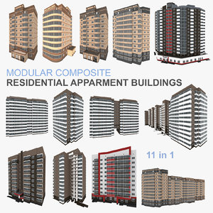 3D residential buildings