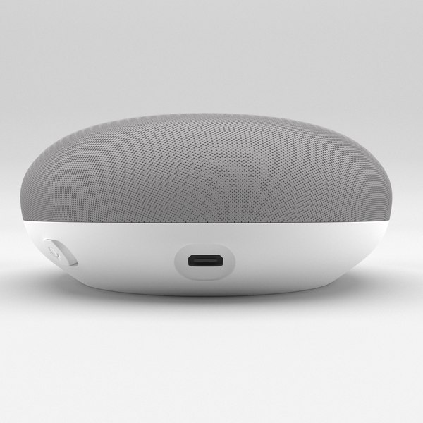 Google home mini chalk 3D model 