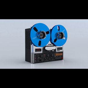 tape recorder 3D model