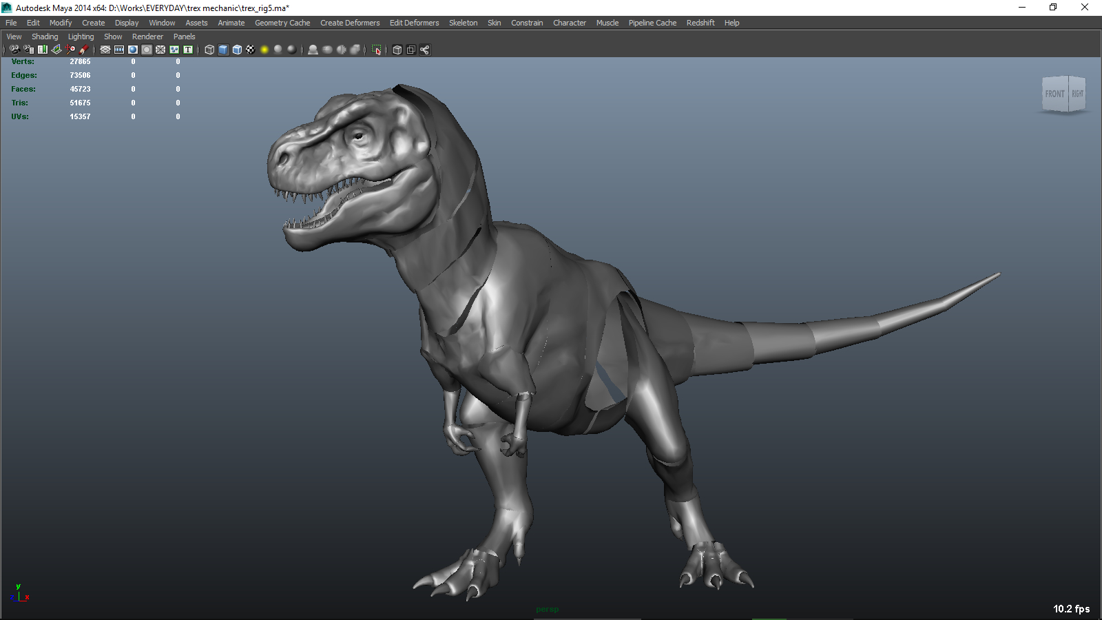 trex 3d model
