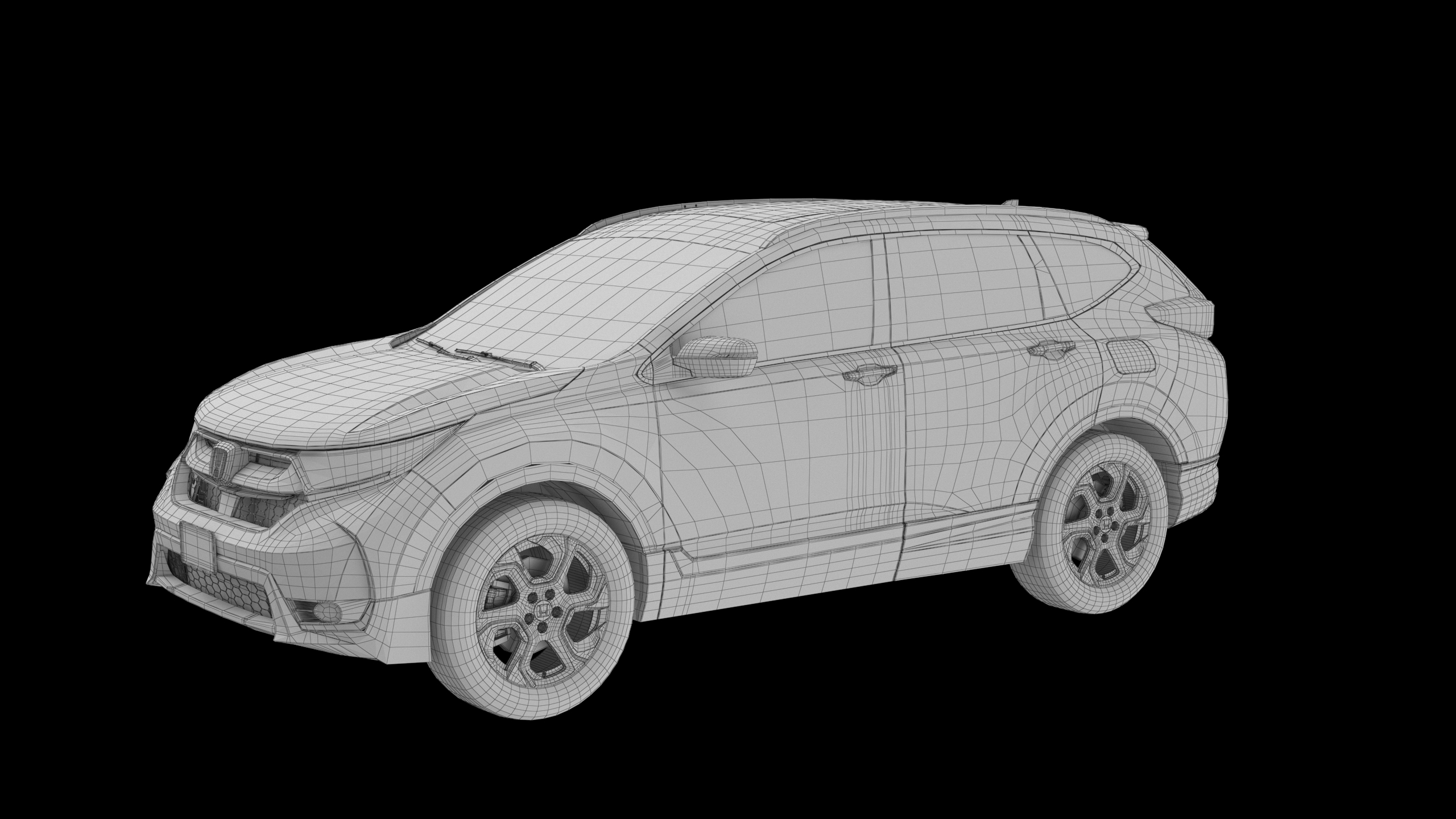 本田cr-v 20193d模型