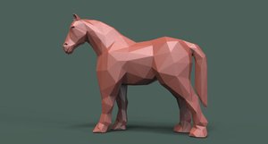 horse heavyweight 3D model