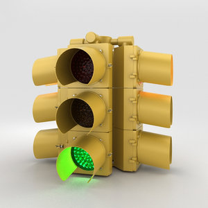 3D traffic light