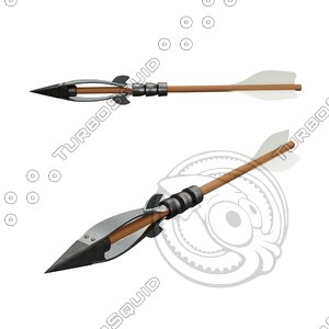 3D arrow crossbow model