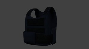 body armor vest 3D model