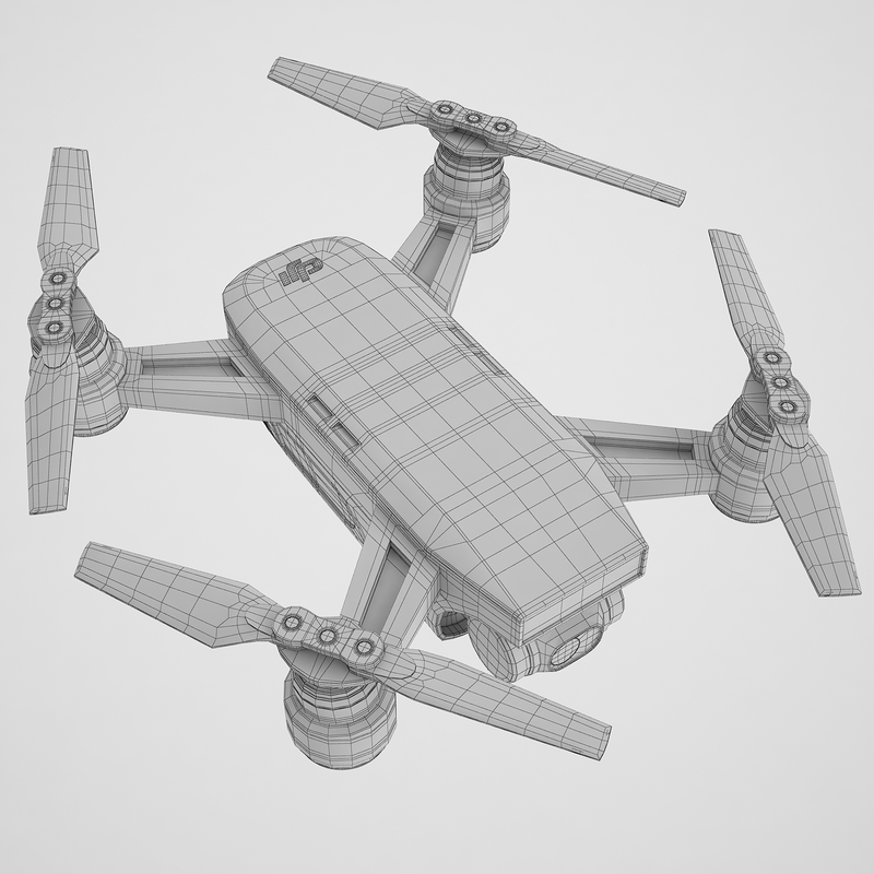 modelo 3d DJI Spark 07 - TurboSquid 1340061