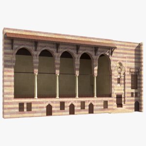 islamic building 3d model