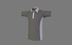 3D polo shirt model