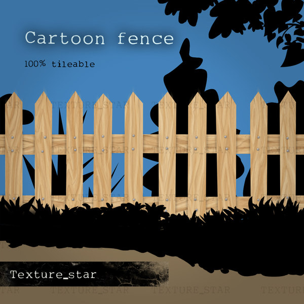 Texture Other Cartoon Fence Cartoonish