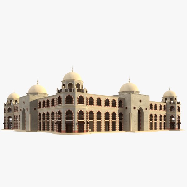 イスラムアラビア宮殿3dモデル Turbosquid